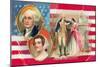 George Washington and Martha Curtis-null-Mounted Art Print