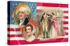 George Washington and Martha Curtis-null-Stretched Canvas
