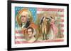 George Washington and Martha Custis-null-Framed Art Print