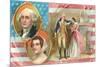 George Washington and Martha Custis-null-Mounted Premium Giclee Print