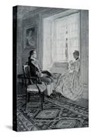 George Washington and Mary Philipse-Howard Pyle-Stretched Canvas