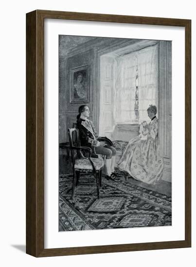 George Washington and Mary Philipse-Howard Pyle-Framed Giclee Print