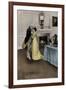 George Washington and Nellie Custis-Howard Pyle-Framed Giclee Print