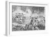 George Washington and Soldiers Attacking Hessians-null-Framed Giclee Print