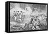 George Washington and Soldiers Attacking Hessians-null-Framed Stretched Canvas