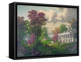 George Washington Arriving at Mount Vernon-null-Framed Stretched Canvas