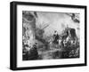 George Washington Arriving for His Inauguration-null-Framed Giclee Print