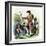 George Washington as a Surveyor in Virginia-null-Framed Giclee Print