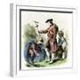 George Washington as a Surveyor in Virginia-null-Framed Giclee Print