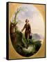 George Washington as a Young Surveyor, 1841-John Gadsby Chapman-Framed Stretched Canvas