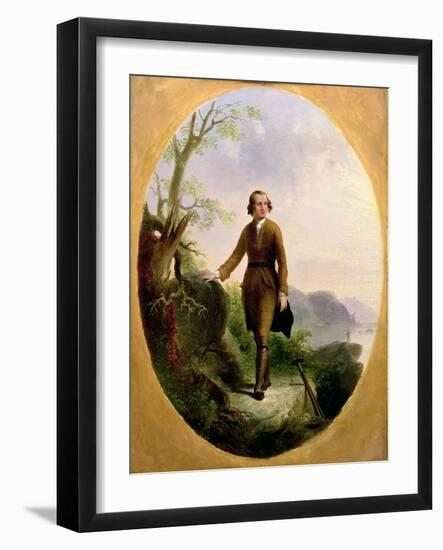 George Washington as a Young Surveyor, 1841-John Gadsby Chapman-Framed Giclee Print