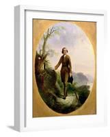 George Washington as a Young Surveyor, 1841-John Gadsby Chapman-Framed Giclee Print