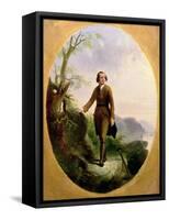 George Washington as a Young Surveyor, 1841-John Gadsby Chapman-Framed Stretched Canvas