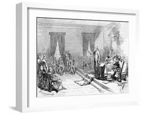 George Washington at Constitutional Conv-null-Framed Giclee Print