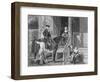 George Washington at Home with Family-null-Framed Giclee Print