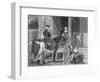 George Washington at Home with Family-null-Framed Giclee Print