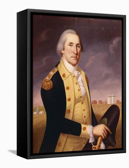 George Washington at Princeton-Charles Peale Polk-Framed Stretched Canvas