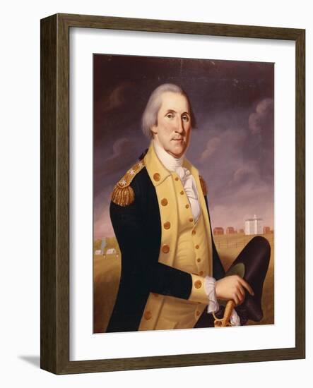 George Washington at Princeton-Charles Peale Polk-Framed Giclee Print