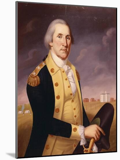 George Washington at Princeton-Charles Peale Polk-Mounted Giclee Print