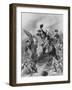 George Washington at the Battle of Princeton-null-Framed Giclee Print