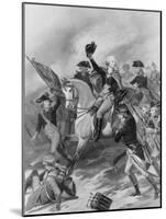 George Washington at the Battle of Princeton-null-Mounted Giclee Print