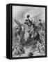 George Washington at the Battle of Princeton-null-Framed Stretched Canvas