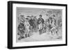 George Washington at Valley Forge with His Continental Army, Winter and Spring, 1777-78-null-Framed Giclee Print