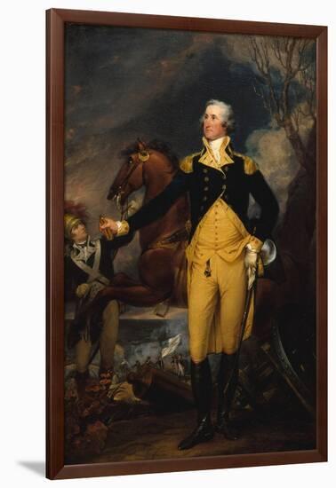 George Washington before the Battle of Trenton, c.1792–94-John Trumbull-Framed Giclee Print