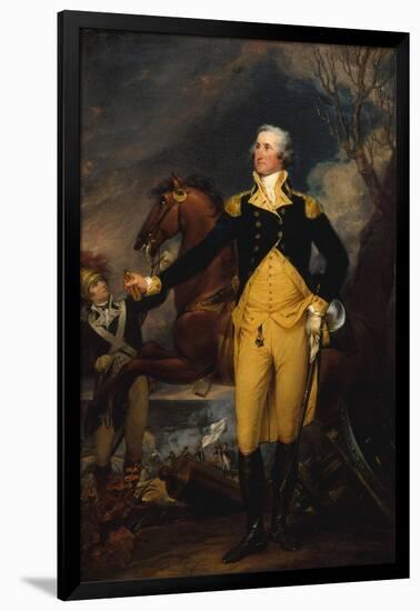 George Washington before the Battle of Trenton, c.1792–94-John Trumbull-Framed Giclee Print