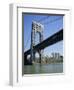 George Washington Bridge and Little Red Lighthouse, New York, USA-Geoff Renner-Framed Photographic Print