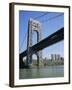 George Washington Bridge and Little Red Lighthouse, New York, USA-Geoff Renner-Framed Photographic Print