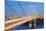 George Washington Bridge at Dusk over Hudson River.-Songquan Deng-Mounted Photographic Print