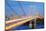 George Washington Bridge at Dusk over Hudson River.-Songquan Deng-Mounted Photographic Print