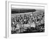 George Washington Bridge at Sunset from Central Park and Hudson River, Manhattan, New York-Philippe Hugonnard-Framed Photographic Print