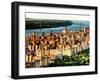 George Washington Bridge at Sunset from Central Park and Hudson River, Manhattan, New York-Philippe Hugonnard-Framed Photographic Print