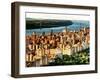 George Washington Bridge at Sunset from Central Park and Hudson River, Manhattan, New York-Philippe Hugonnard-Framed Premium Photographic Print