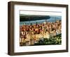 George Washington Bridge at Sunset from Central Park and Hudson River, Manhattan, New York-Philippe Hugonnard-Framed Photographic Print