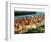 George Washington Bridge at Sunset from Central Park and Hudson River, Manhattan, New York-Philippe Hugonnard-Framed Photographic Print