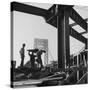 George Washington Bridge Being Constructed-Andreas Feininger-Stretched Canvas