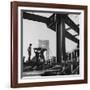 George Washington Bridge Being Constructed-Andreas Feininger-Framed Photographic Print