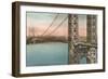 George Washington Bridge, Englewood-null-Framed Art Print