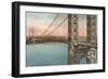 George Washington Bridge, Englewood-null-Framed Art Print