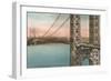 George Washington Bridge, Englewood-null-Framed Art Print