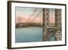 George Washington Bridge, Englewood-null-Framed Art Print