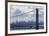 George Washington Bridge Framing Manhattan-null-Framed Photographic Print