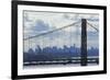 George Washington Bridge Framing Manhattan-null-Framed Photographic Print