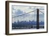 George Washington Bridge Framing Manhattan-null-Framed Photographic Print