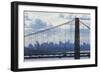 George Washington Bridge Framing Manhattan-null-Framed Photographic Print