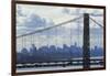 George Washington Bridge Framing Manhattan-null-Framed Photographic Print