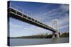 George Washington Bridge, Hudson River, New York, New York, USA-Cindy Miller Hopkins-Stretched Canvas